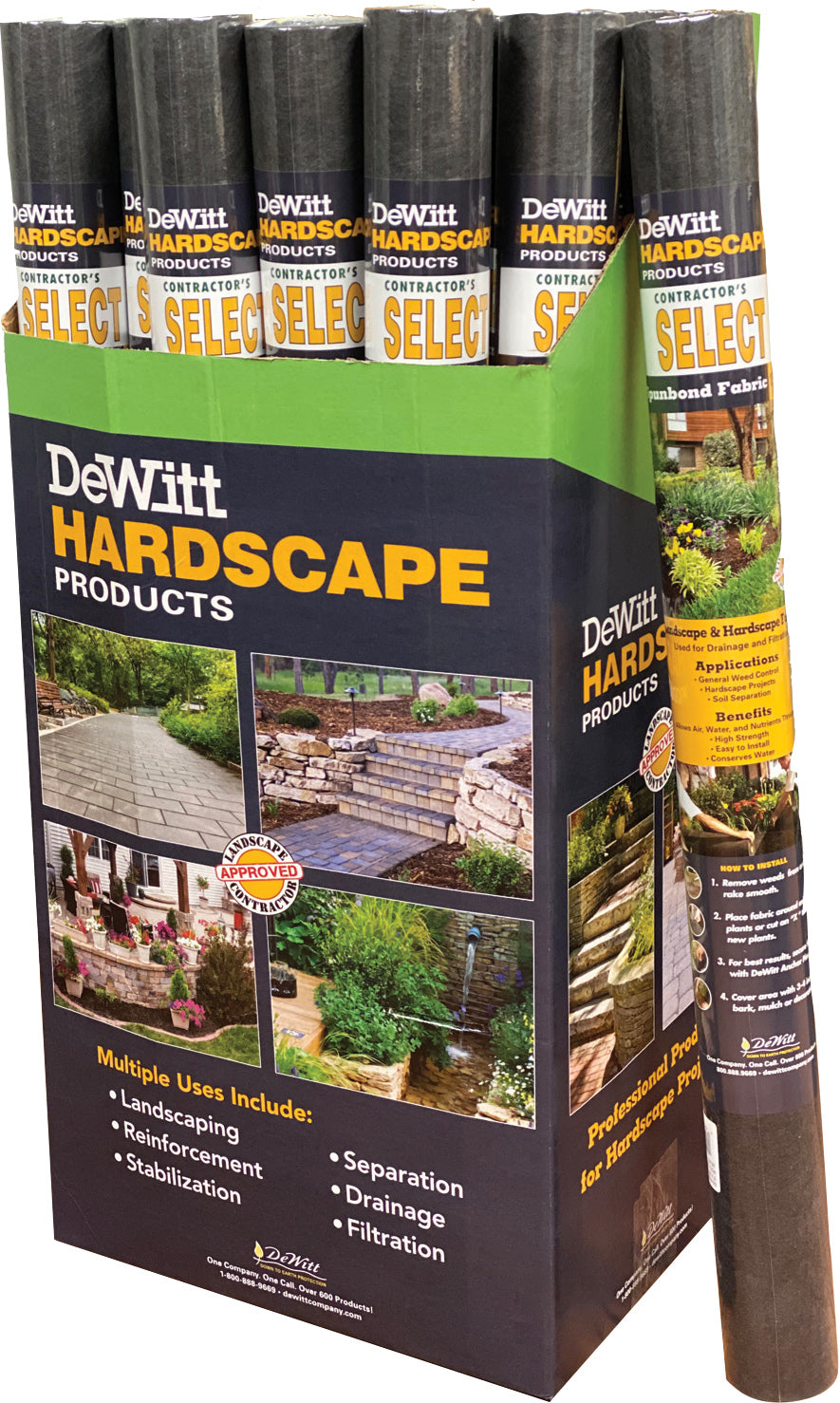 Dewitt Contractor'S Select 1.9 Oz Landscape Fabric