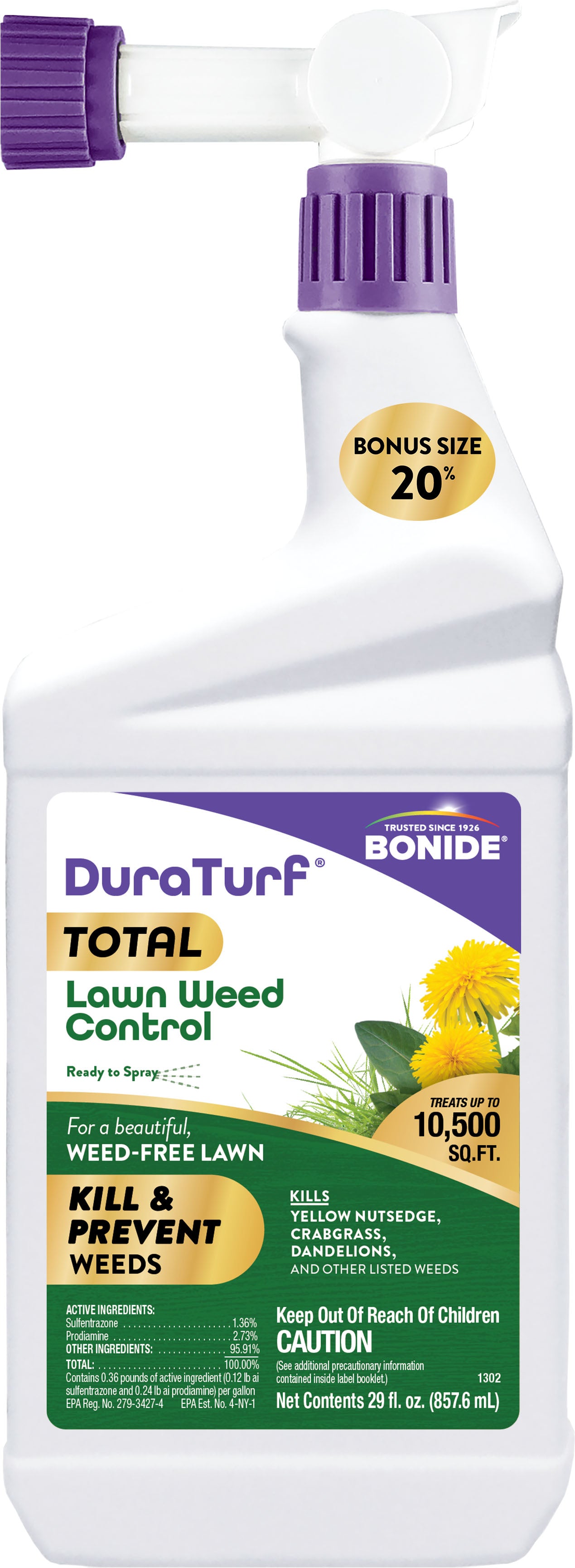 Bonide Duraturf Total Lawn Weed Control Rts