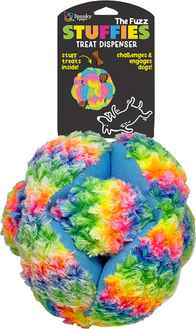 Spunkypup Stuffies Plush Treat-Dispenser Fuzz