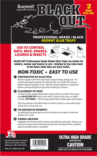 Blackout Pro Grade Xl Rodent Glue Pads
