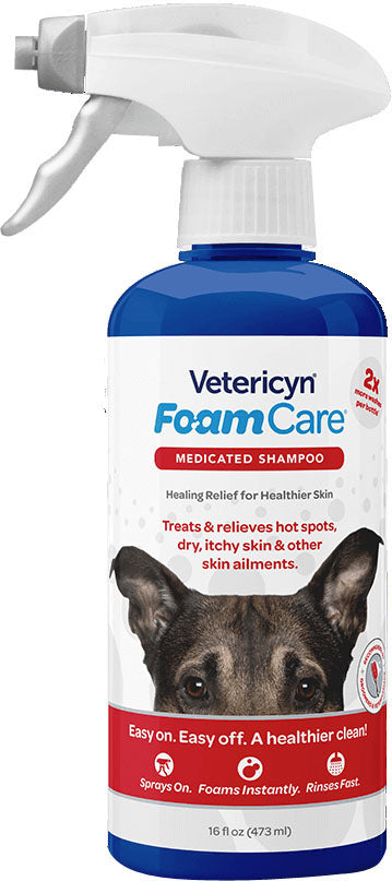 Vetericyn Foamcare Medicated Pet Shampoo