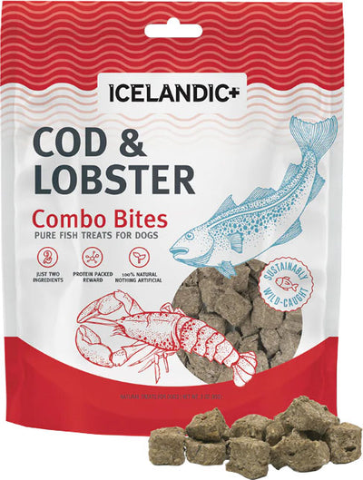 Icelandic+ Combo Bites Pure Fish Treats For Dogs