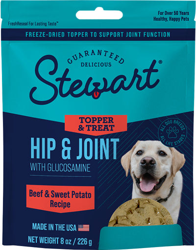 Stewart Freeze Dried Healthy Hips Dog Treats Pouch