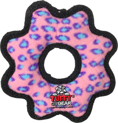 Tuffy Jr Gear Ring Durable Squeaky Soft Dog Toy
