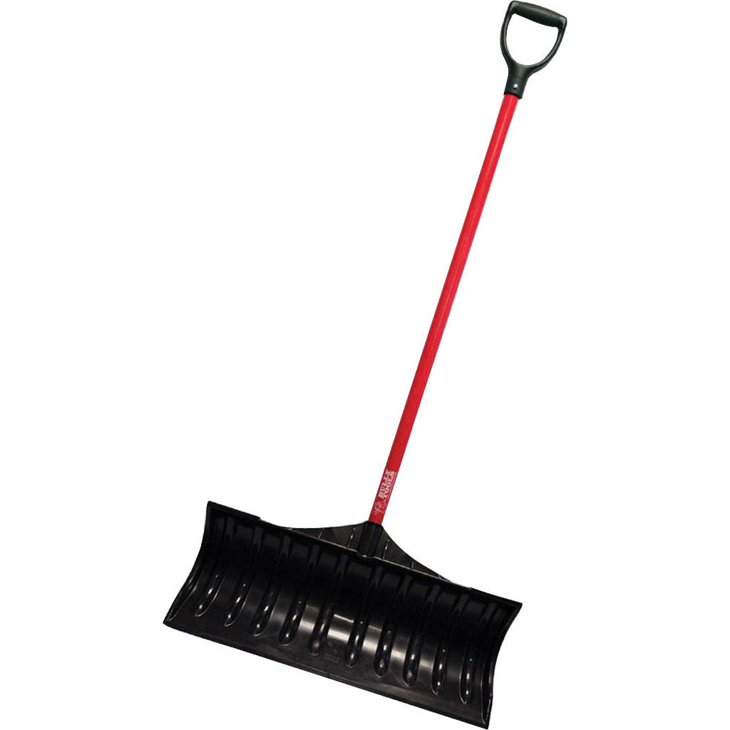 Bully Tools Poly Snow Pusher Fiberglass D Handle