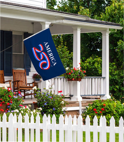 America 250 Patriotic Polycotton Flag - 10.98000