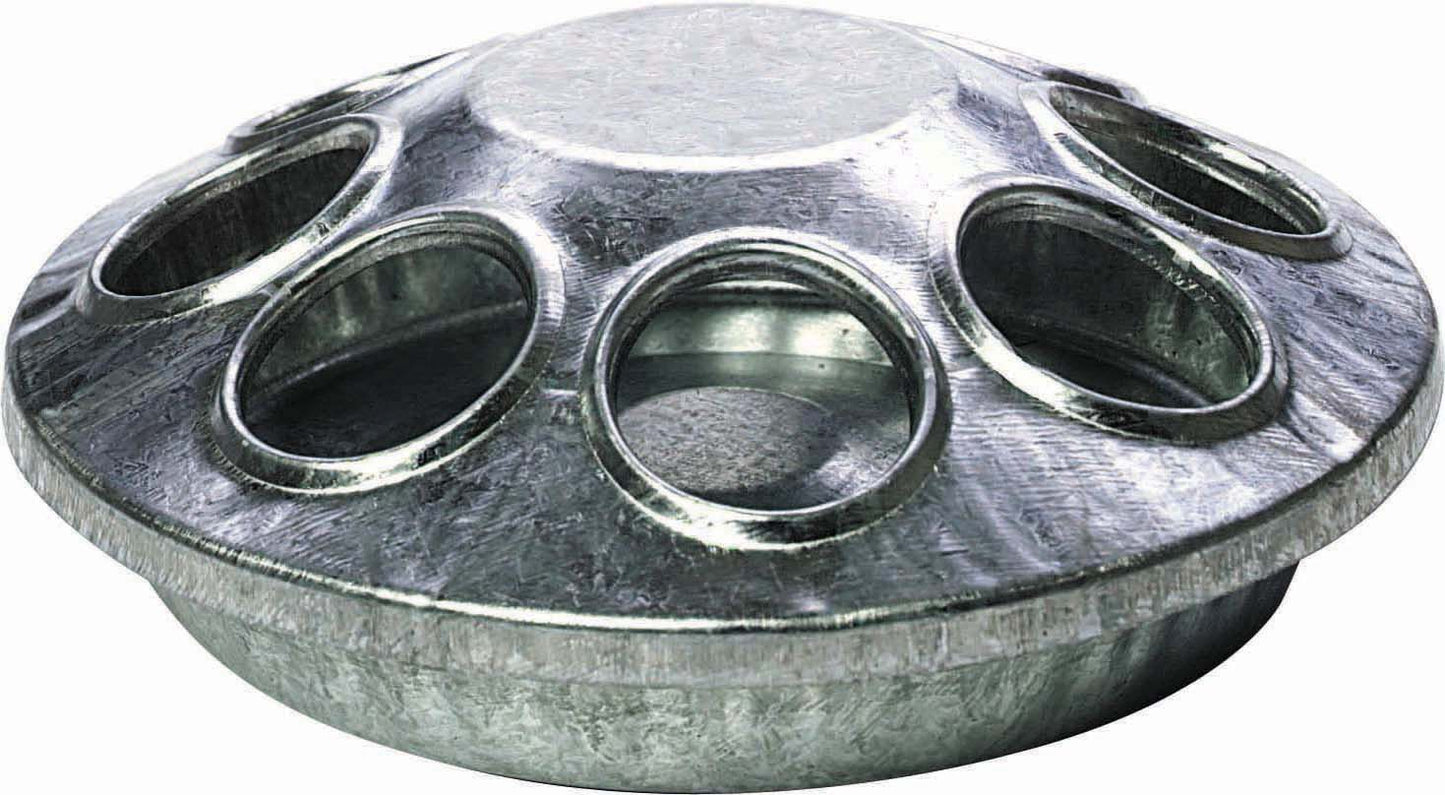 Little Giant 8 Hole Metal Poultry Feeder Galv
