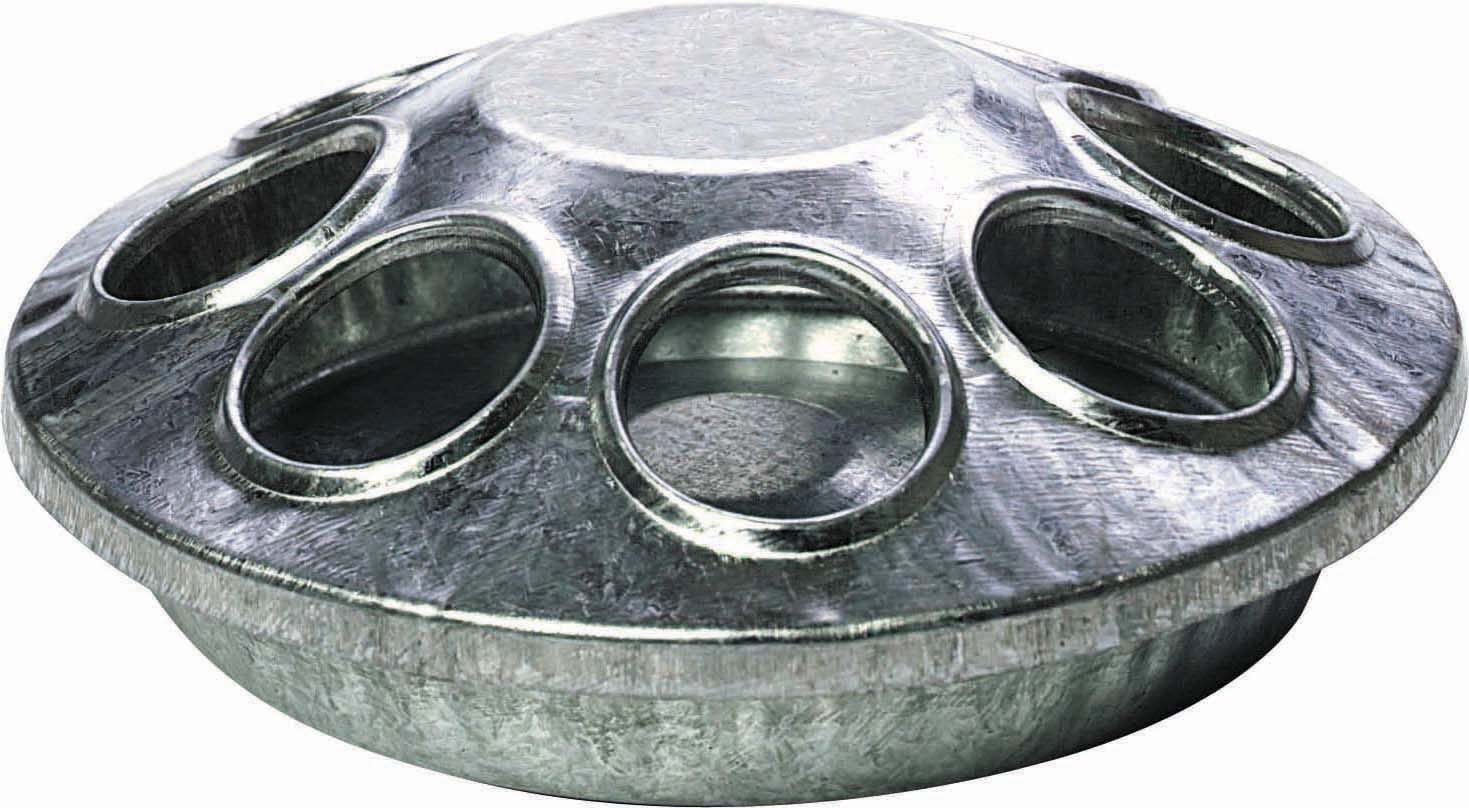 Little Giant 8 Hole Metal Poultry Feeder Galv