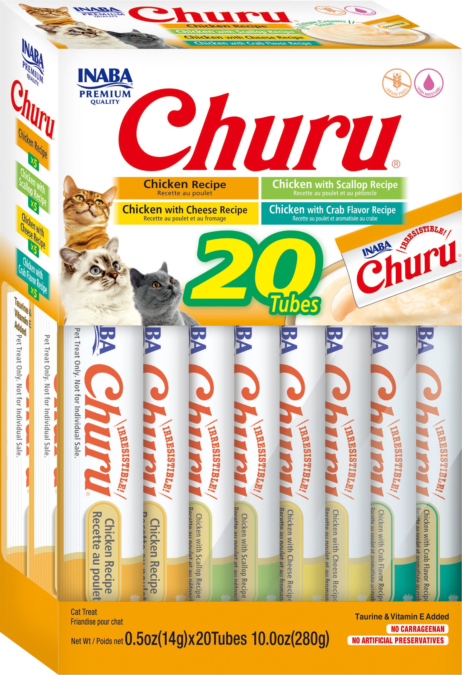 Inaba Churu Puree Cat Treats Variety Box