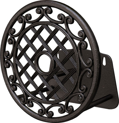 Cast Aluminum Scroll Wall-Mount Hose Hanger
