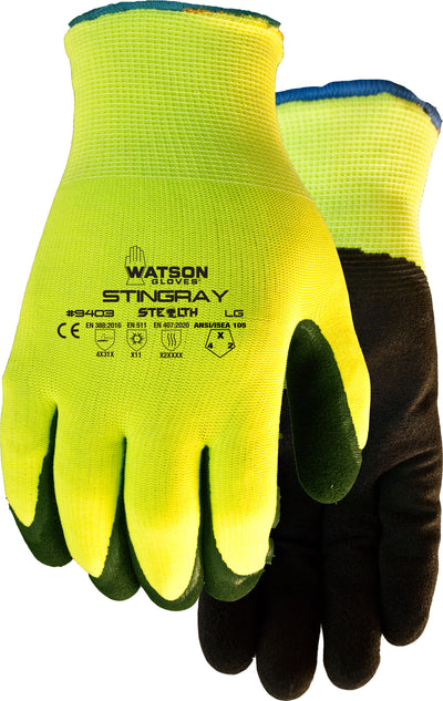 Watson Gloves Mens Stealth Stingray Nitrile
