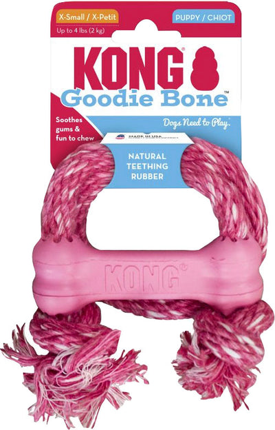 Kong Puppy Goodie Bone W/Rope