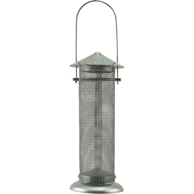 Rustic Farmhouse Galvanized Silo Thistle Feeder