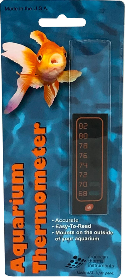 Liquid Crystal Vertical Aquarium Thermometer
