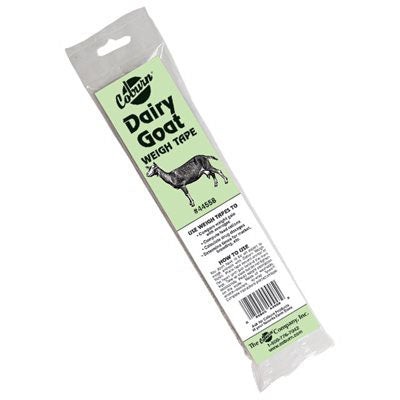 Dairy Goat Weigh Tape