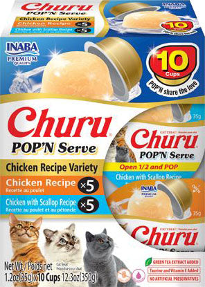 Inaba Churu Pop'N Serve Variety Pack Cat Treat