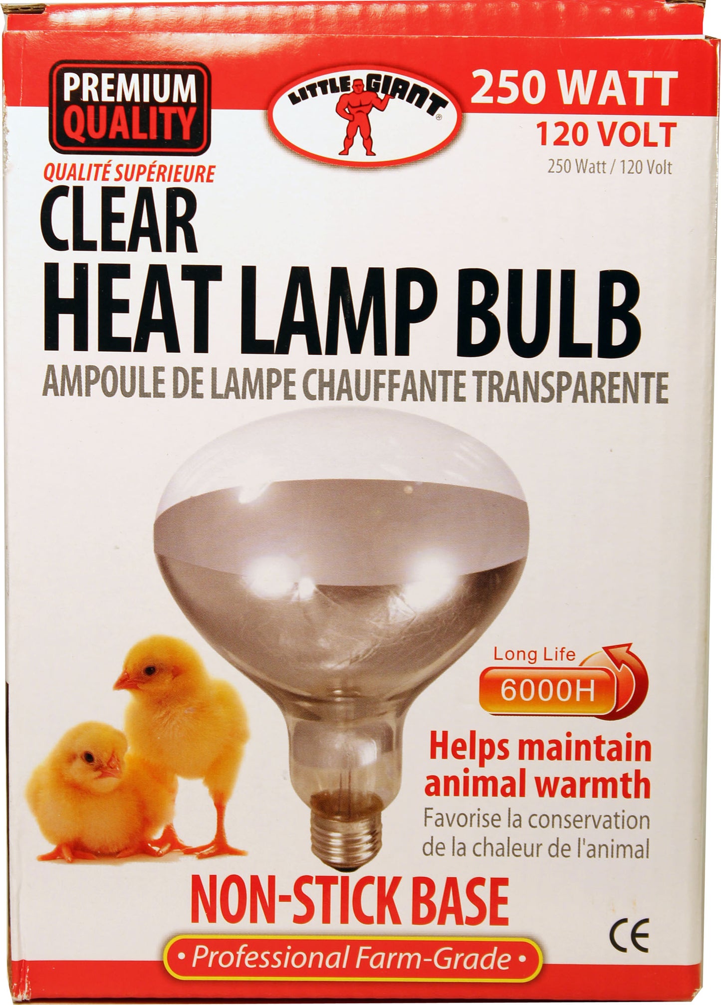 Little Giant Clear Heat Lamp Bulb