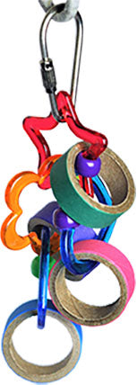 Happy Beaks Keet Rings Bird Toy