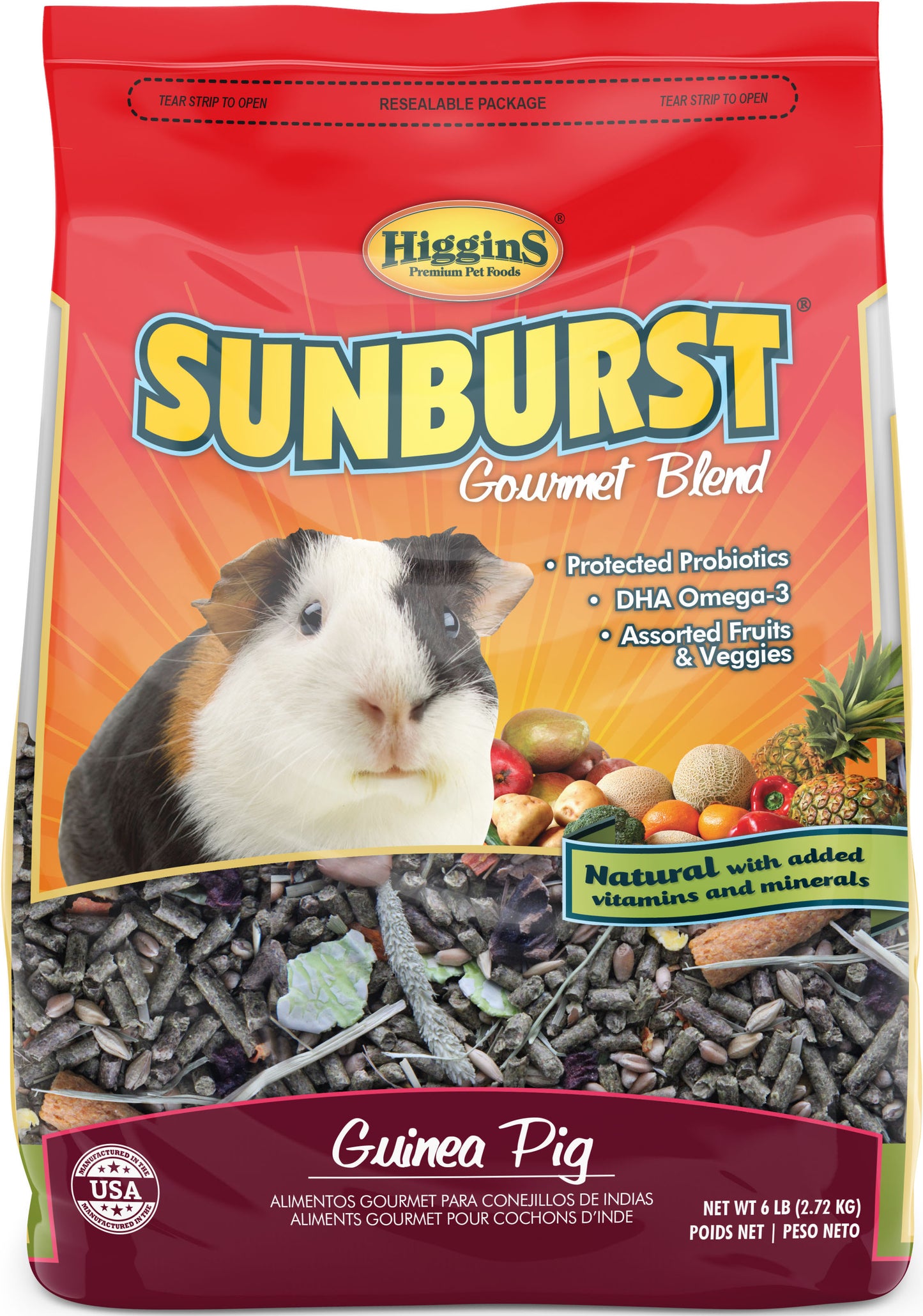 Sunburst Gourmet Blend Guinea Pig