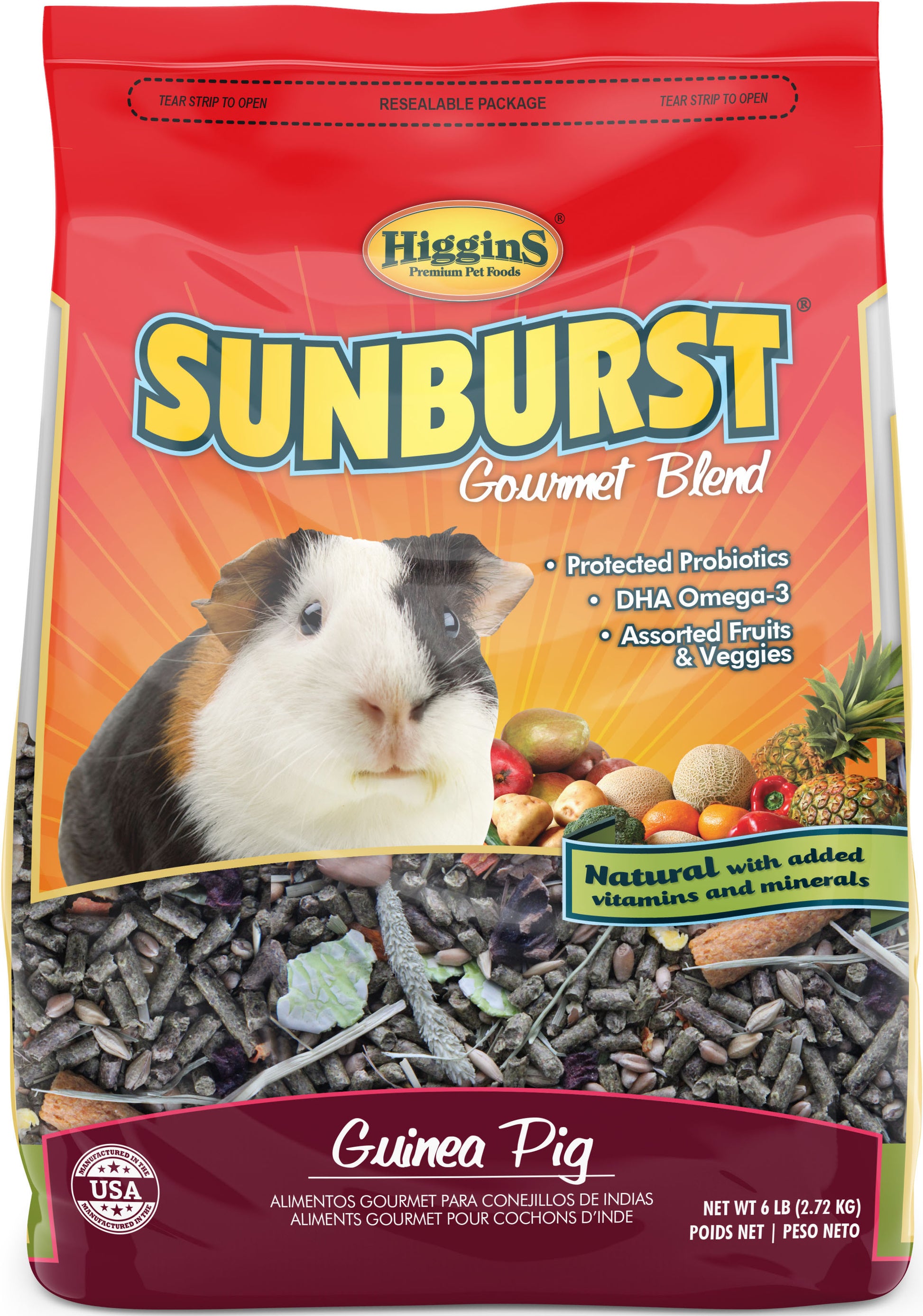 Sunburst Gourmet Blend Guinea Pig