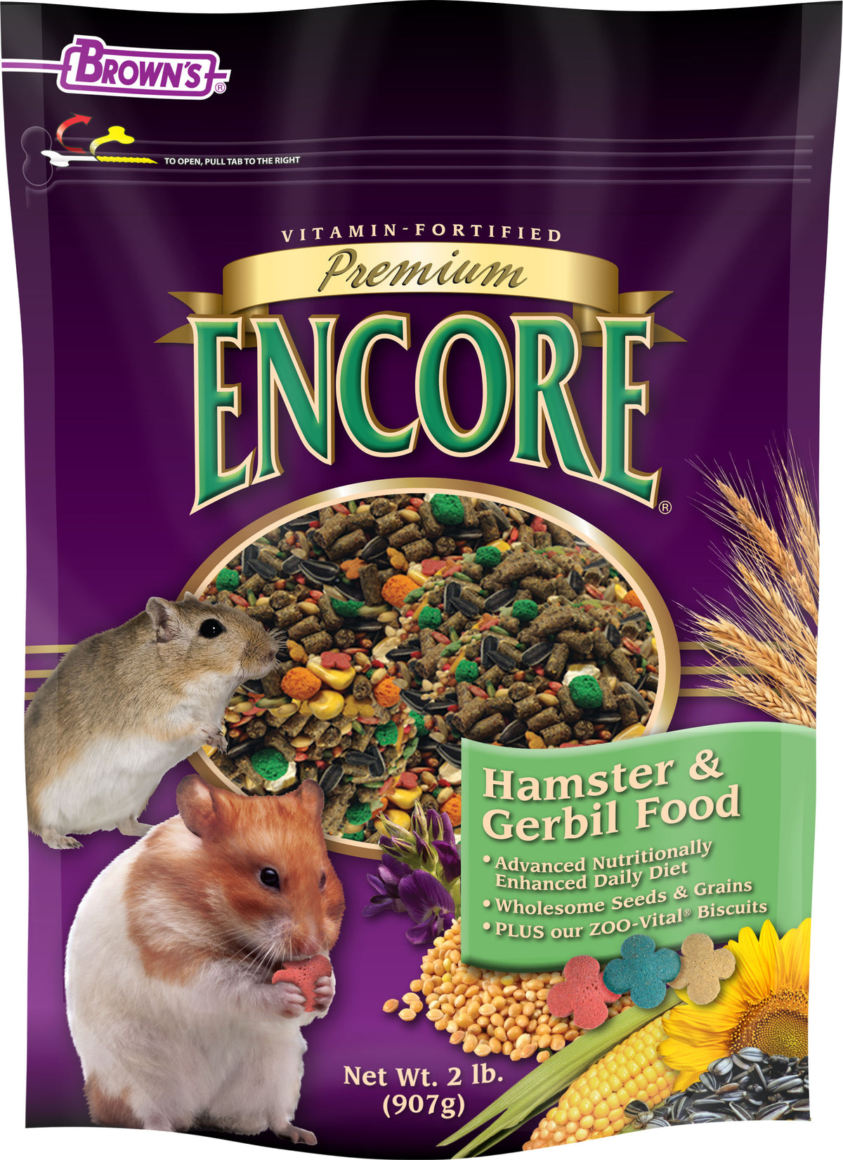Encore Premium Hamster & Gerbil Food – Monster Pets