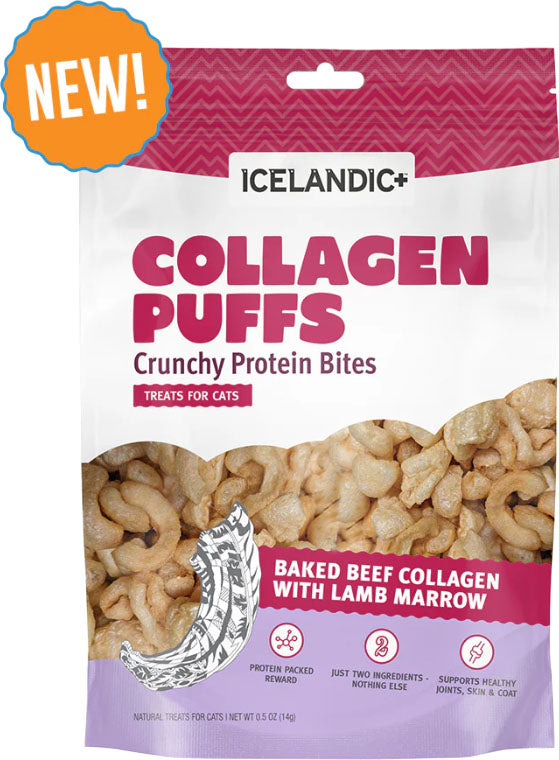 Icelandic+ Beef Collagen Mini Puffs For Cats