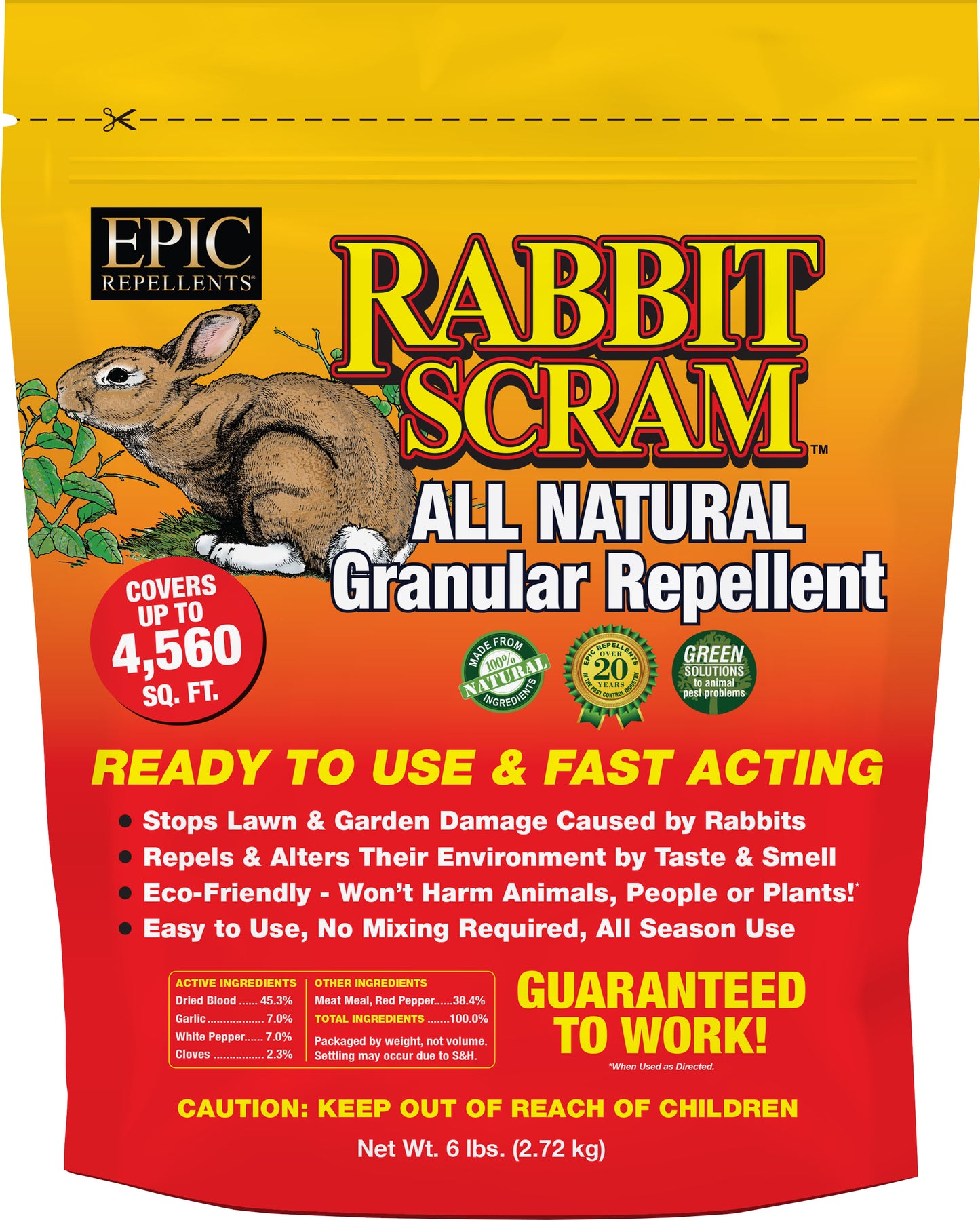 Rabbit Scram All Natural Granular Repellent