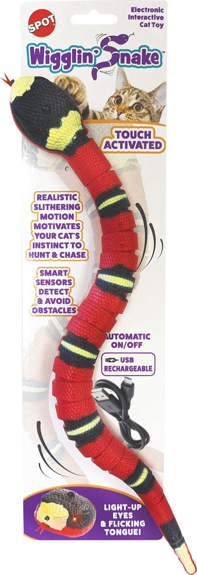 Spot Wigglin' Snake Electronic Cat Toy