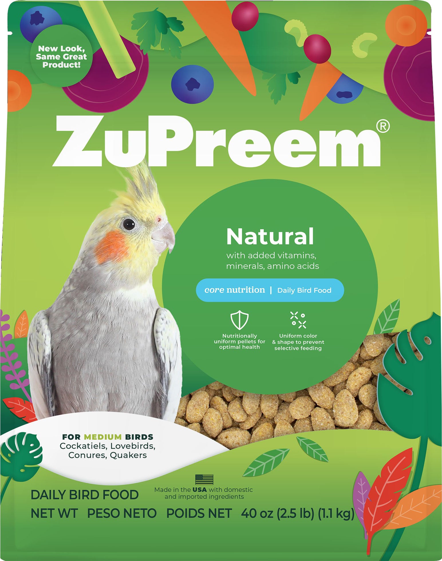 Natural Diet Medium Bird Food