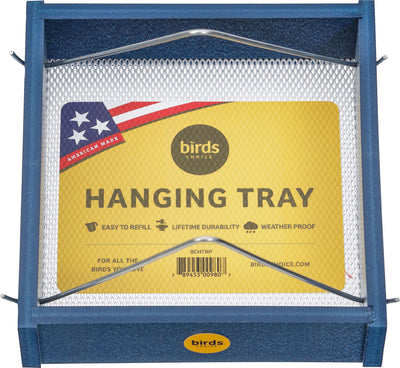 Bird'S Choice Recycled Plastic Hanging Tray Feeder