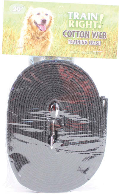 Train Right! Cotton Web Training Leash