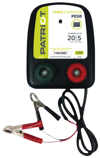 Patriot Pe5b Battery Operated Fence Energizer