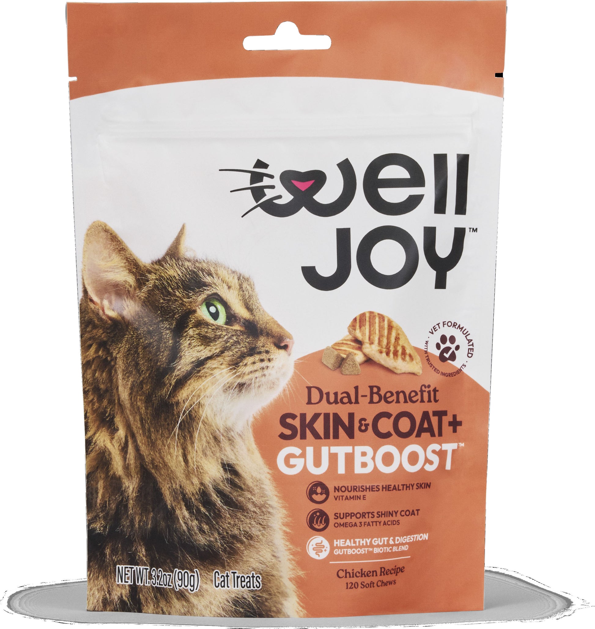 Welljoy Skin & Coat + Gutboost Cat Treat