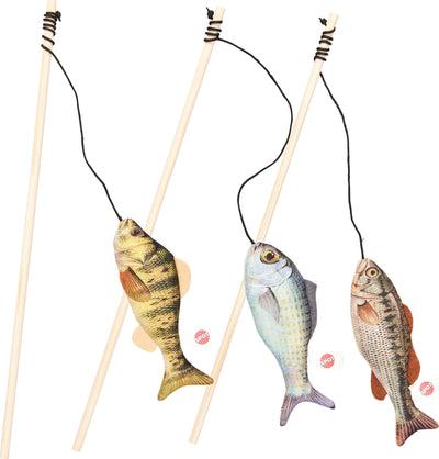 Spot Hug'N Kick Gone Fishin Teaser Wand W/ Catnip