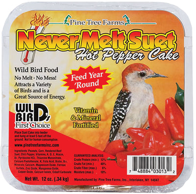 Pine Tree Farms Never Melt Suet Cake