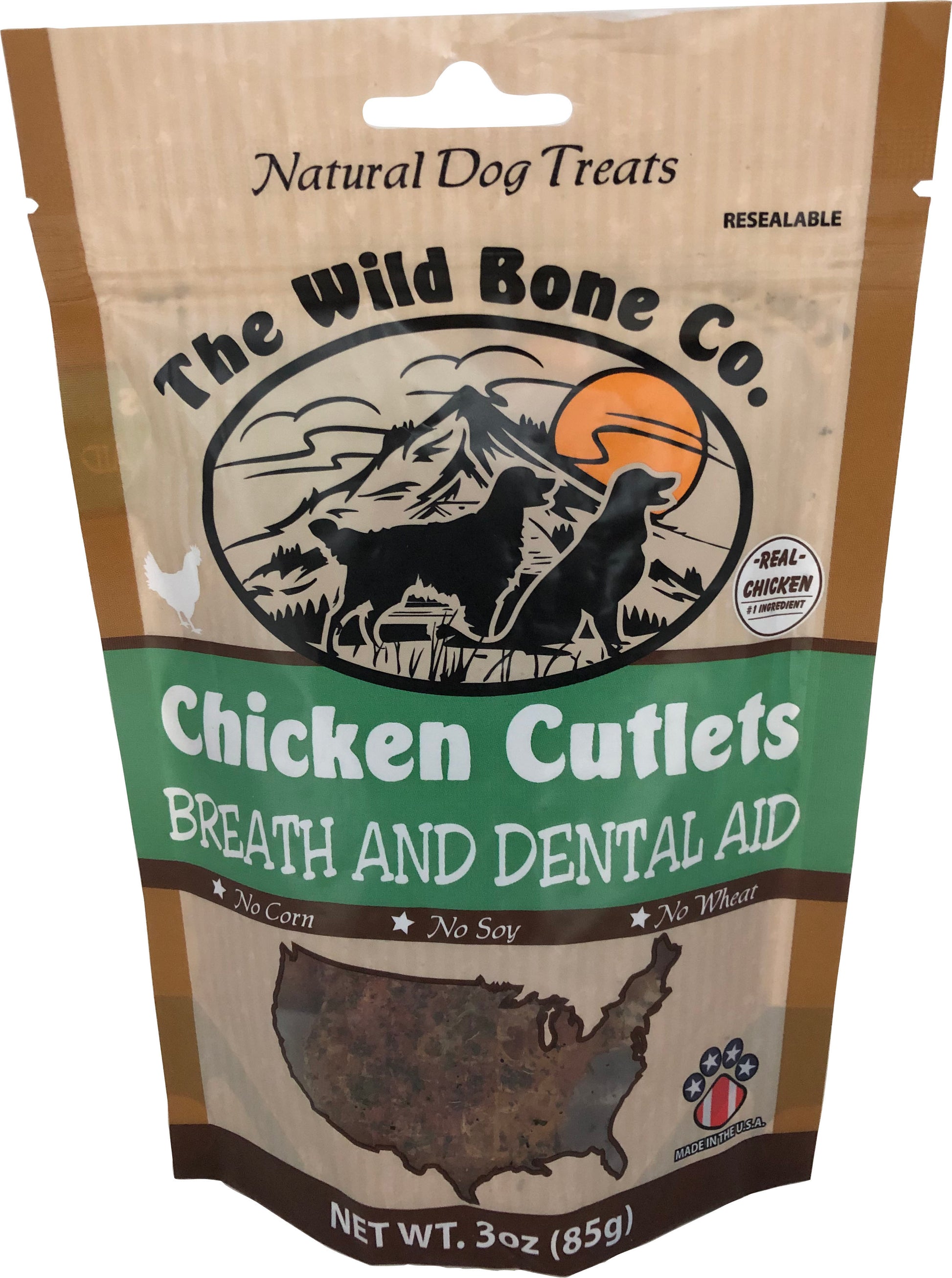 The Wild Bone Co. Fresh Breath Cutlets Dog Treats