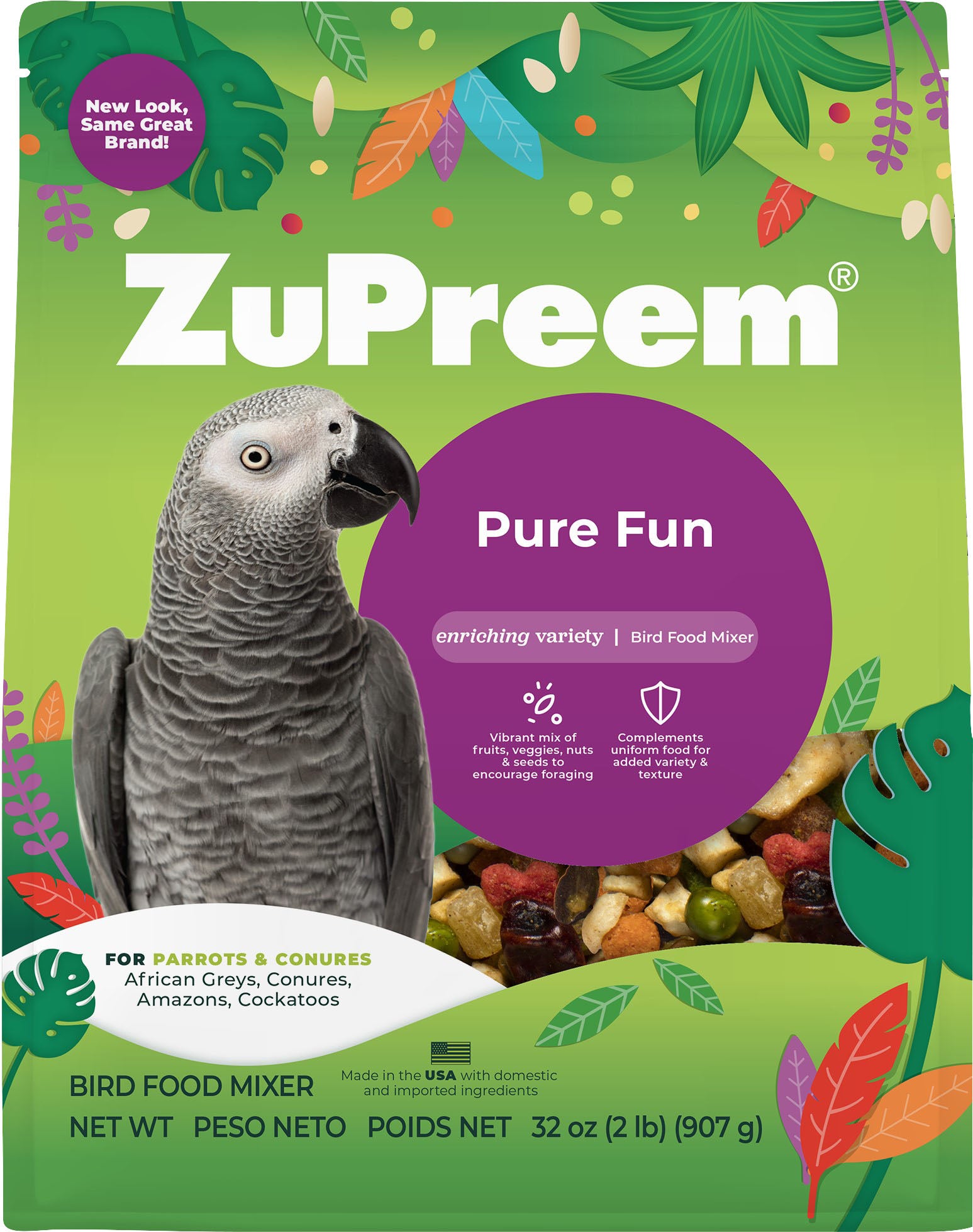 Pure Fun Parrots & Conure Food