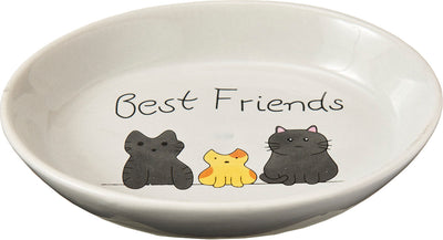 Spot Best Friends Stoneware Oval Cat Dish