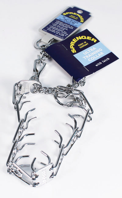 Herm Sprenger Ultra Chrome Prong Collar W/Latch