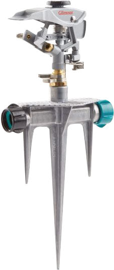 Circular Sprinkler Metal W/Step Spike