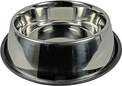 Non-Tip Stainless Steel Dog Bowl