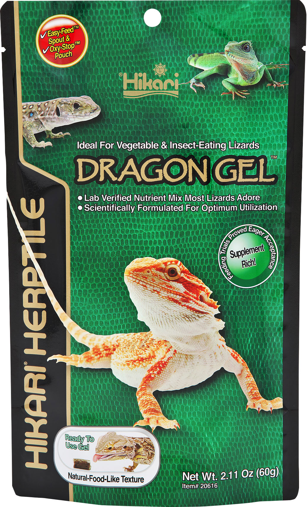 Hikari Dragongel Reptile Food