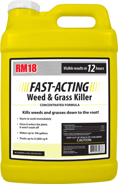 Rm18 Fast-Acting Weed And Grass Killer Concentrate
