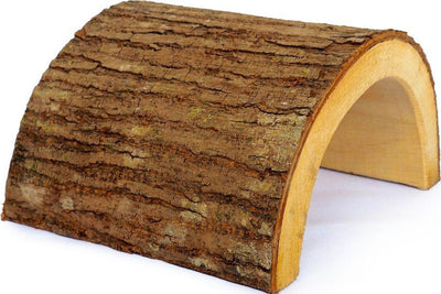 A&E Cage Natural Half Log Hideout Reptile