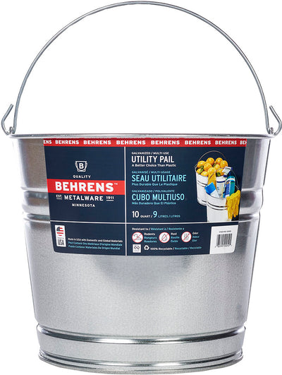 Galvanized Steel Utility Pail