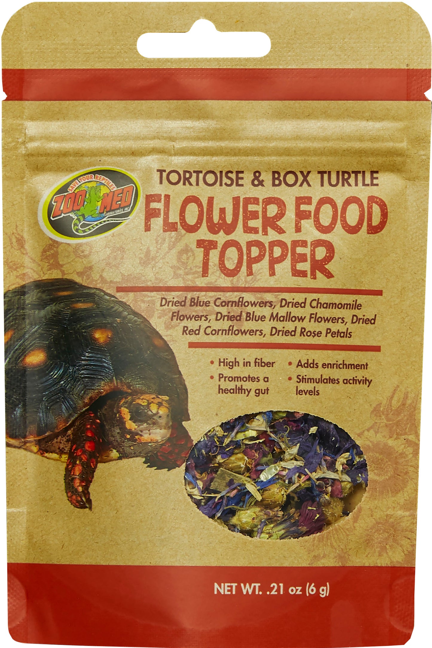 Tortoise & Box Turtle Flower Food Topper