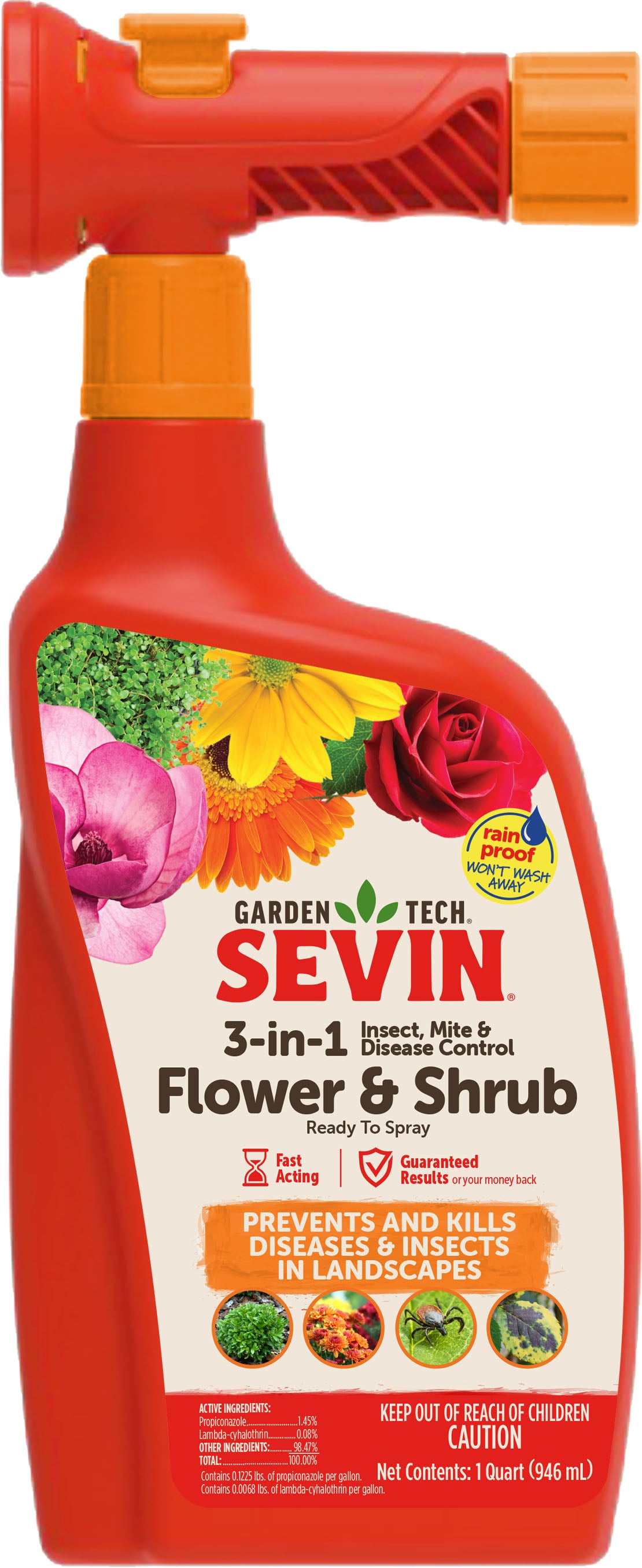 Sevin 3-In-1 Insect Mite & Disease Control Rts