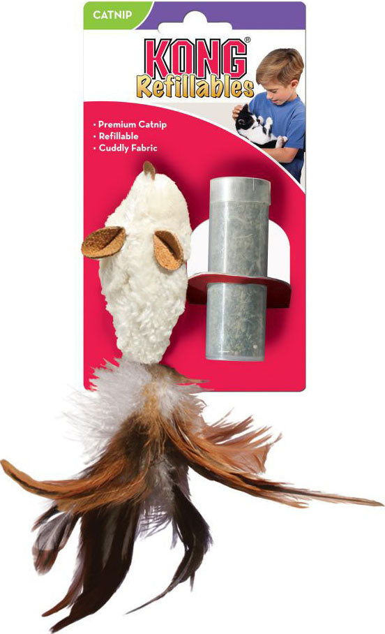 Kong Refillables Feather Mouse