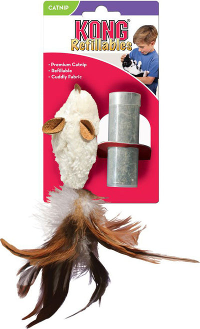 Kong Refillables Feather Mouse