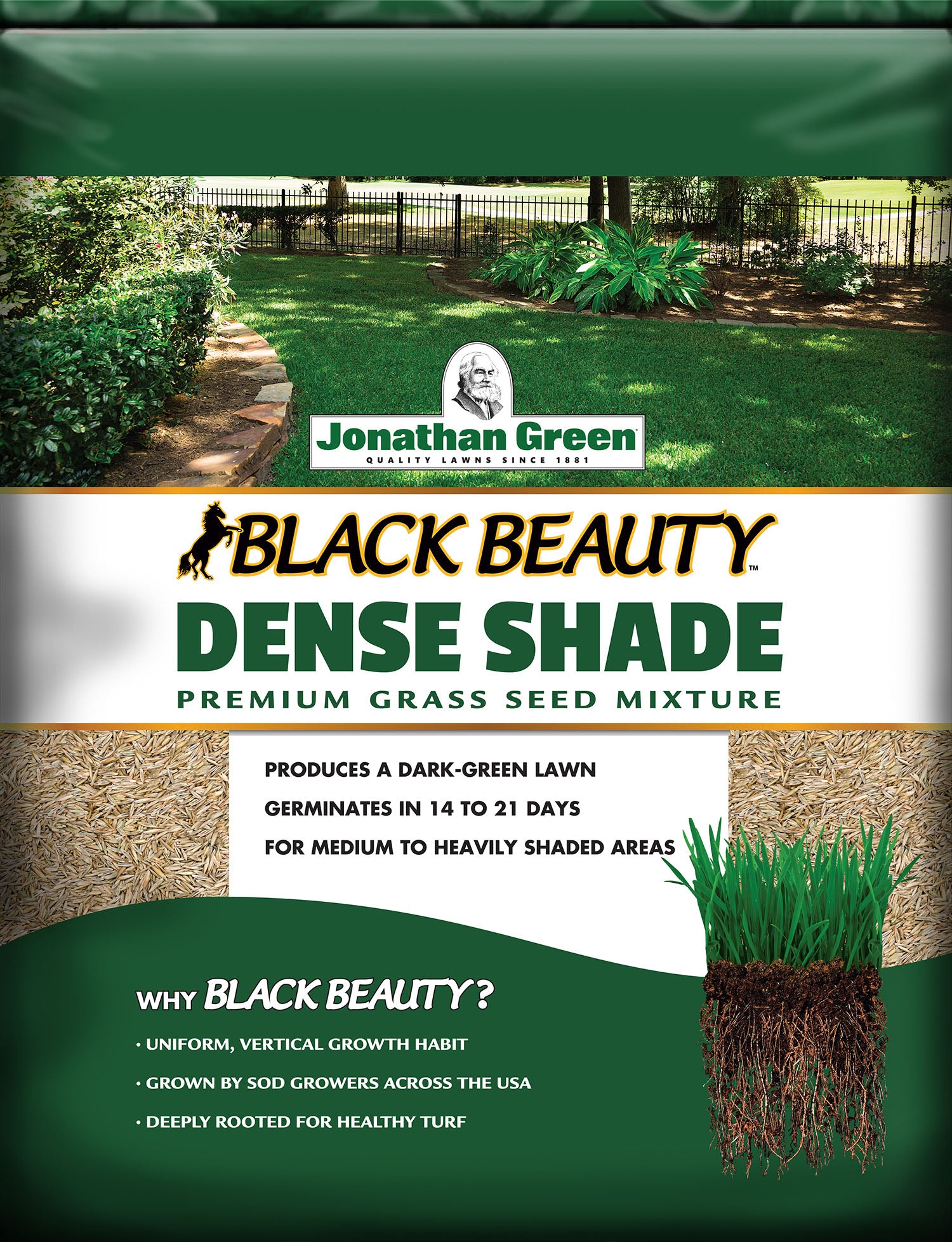 Dense Shade Grass Seed Mixture